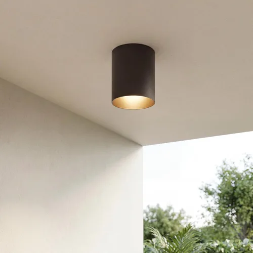 Miniatura 2 de Progress Lighting Lámpara de techo de 5 pulgadas cilíndrica para exterior, lámpara de techo empotrada moderna de 1 luz, iluminación