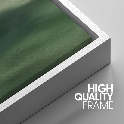 Miniatura 465 de SIGNWIN Lienzo enmarcado para pared, arte con pinceladas de flujo neutro en tonos beige abstractos, ilustraciones, arte moderno, decorativo