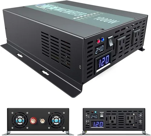 WZRELB RBP100024VCRT 1000W 24V 120V Inversor de energía solar de onda sinusoidal pura con interruptor de control remoto
