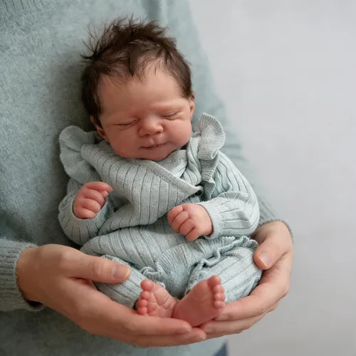 Miniatura 4 de Anano Muñecas Reborn de bebé de 18 Pulgadas, Muñecas recién nacidas realistas, Muñecas de bebé durmiente para niñas que se ven como de la vida real