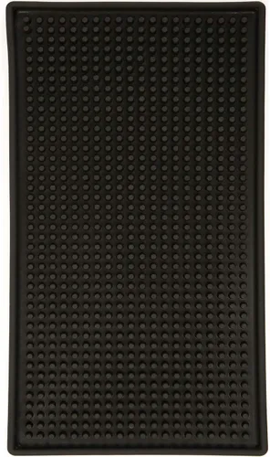Miniatura 3 de KINJOEK Tapete de barra de 6 x 12 pulgadas, tapete de goma antideslizante para secado de derrames, para encimera, cóctel, barman café, bebidas