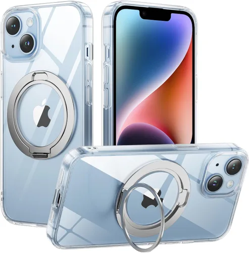Miniatura 14 de Funda magnética fuerte para iPhone 12 Pro Max [Protección de grado militar de 10 pies] Compatible con MagSafe, funda protectora a prueba de golpes