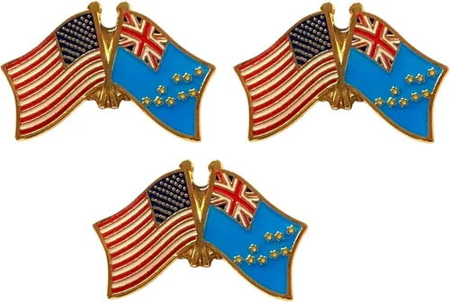 Miniatura 84 de 3 Pines de solapa con banderas de Estados Unidos y países internacionales, paquete de 3 pines dobles con diseño de banderas de Estados Unidos
