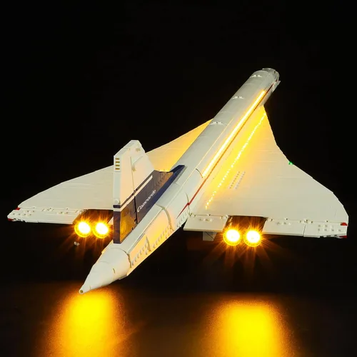 Miniatura 3 de Kit de iluminación Briksmax para Concorde – Compatible con Lego 10318 – No incluye juego de Lego