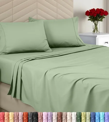 Miniatura 21 de Utopia Bedding - Juego de sábanas, tamaño individual, microfibra cepillada, suaves, esquinas profundas, incluye 1 encimera, 1 bajera y 1 fundas