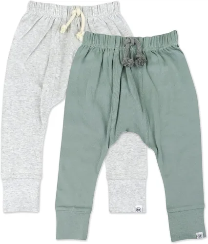 HonestBaby Honest Pants Joggers Pull on 100% Organic Cotton for Infant Baby and Toddler, Boys, Girls, Unisex