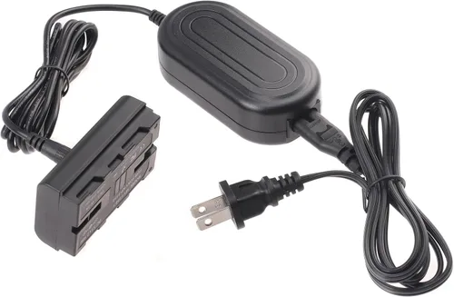 Miniatura 8 de FocusFoto Cable adaptador de fuente de alimentación de CA + batería ficticia NP-F, acoplador de CC para Sony NP-F550 NP-F570 NP-F970 para alimentar
