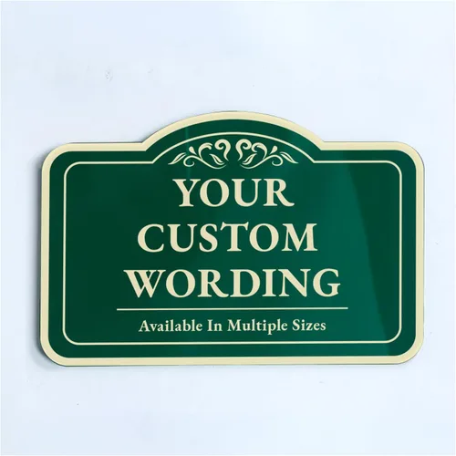 Miniatura 34 de SPEEDYORDERS Letreros metálicos personalizados, letreros de aluminio personalizados, 36 x 24 pulgadas, plata cepillada, palabras y citas, decoración