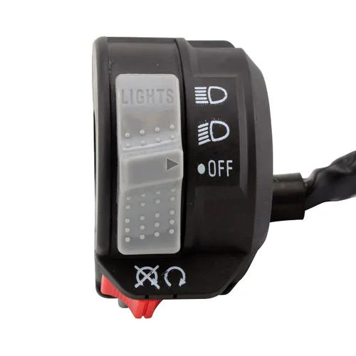 Miniatura 2 de Partman Interruptor de manillar para Yamaha YFM 125 Grizzly Raptor YFM 250 Bear Tracker/Raptor YFM 350 Warrior Wolverine YFZ 450 2002-2013