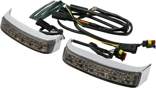 Miniatura 10 de TCT-MOTORPARTS Bolsas LED para alforjas con luz de giro de freno para Harley Electra Road Glide FLHTCU FLHTK FLHTCUL, FLHTKL, FLTRU FLHTKSE FLTRUSE