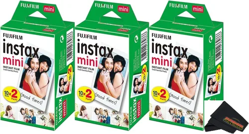 Miniatura 3 de Película instantánea Fujifilm Instax Mini (3 paquetes de 2 unidades, 60 fotos totales)