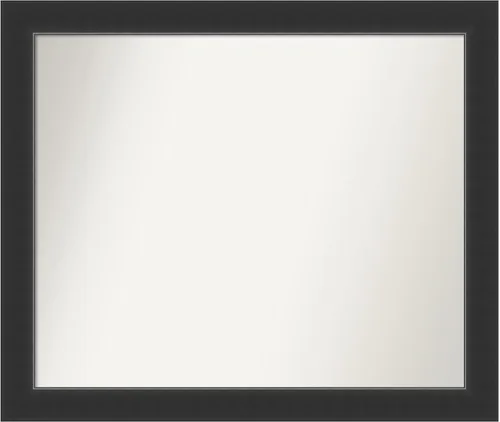 Miniatura 246 de Amanti Art Espejo personalizado, espejo de baño negro Astor, espejo de pared o espejo de tocador de baño sobre el fregadero (25 x 25 pulgadas)