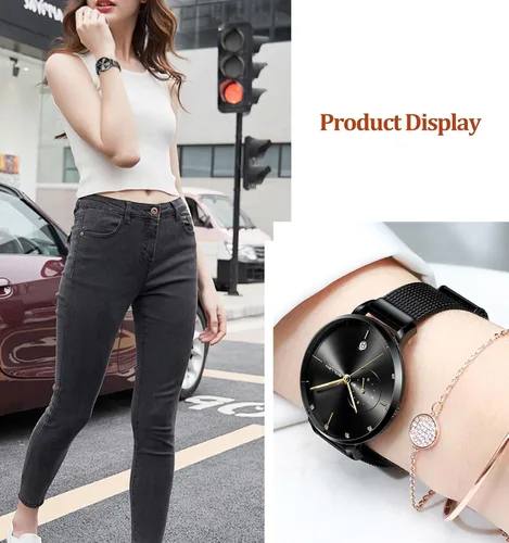 Miniatura 7 de Automatic Watches for Women, Casual Women's Watch, 3ATM Waterproof Women's Wrist Watches, Ideal Gift for Girls & Adults