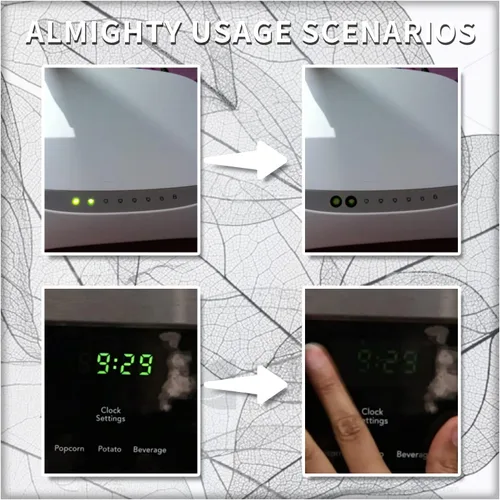 Miniatura 6 de Adhesivos de bloqueo de luz LED, filtros LED de atenuación de luz, hojas de atenuación para enrutadores, relojes y aparatos eléctricos, cubiertas