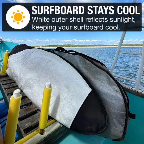 Miniatura 4 de Bolsa para tabla de surf Ho Stevie! - Bolsa de día con cremallera - Se adapta a todas las formas de tablas de surf - Acolchado de espuma y cubierta