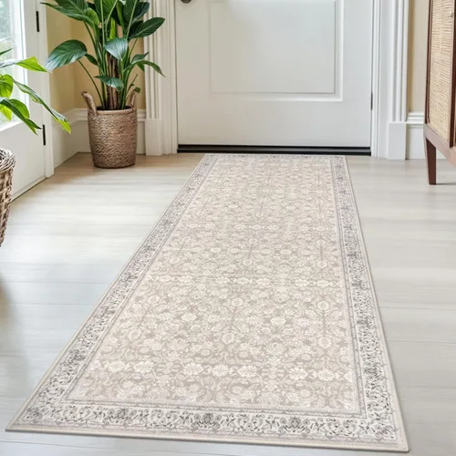 Miniatura 71 de SIILOOM Alfombra antideslizante de pasillo moderna de 2 x 5, súper suave, para pasillos, decoración para cocina, alfombras para pasillos sin 2-Verde