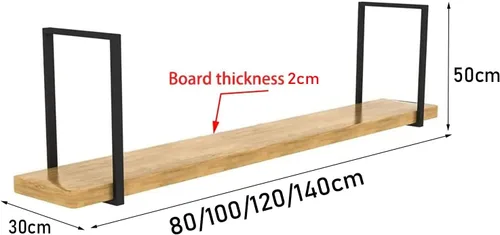 Miniatura 2 de Shelves Whftd Industrial Ceiling Flower Stand, Nordic Solid Wood Hanging Storage Racks, for Bars, Restaurants, Kitchens, Ceiling Mount Shelf, 4