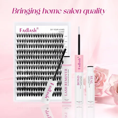 Miniatura 6 de FADLASH Removedor de pestañas para extensiones de pestañas, 0.2 fl oz, removedor de pegamento para pestañas en racimo transparente, fácil de quitar