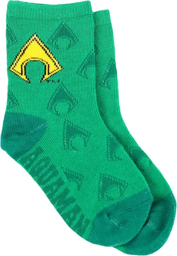 Miniatura 3 de DC Comics Paquete de 5 calcetines de la Liga de la Justicia para niños, Batman, Superman, Flash, personajes de superhéroes Aquaman