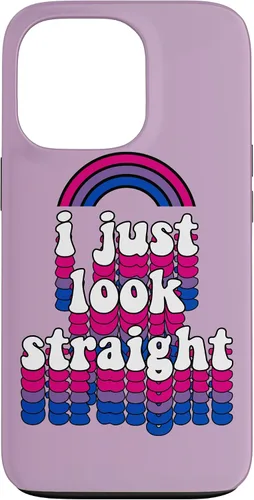 Miniatura 10 de I Just Look Straight Bisexual Rainbow Bisexual Pride Flag Case for iPhone 17