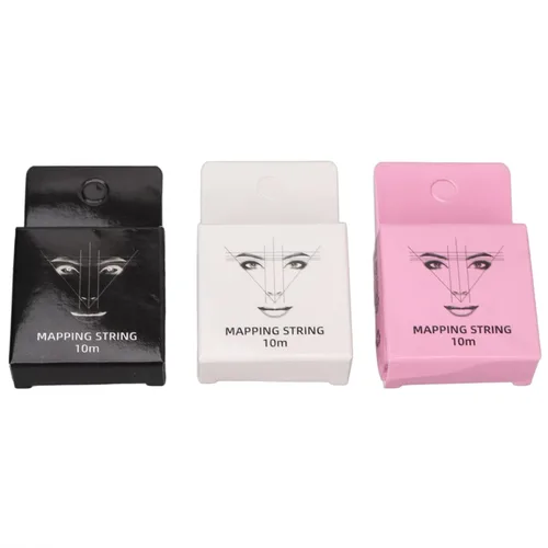 Kit de cuerda de mapeo de cejas de alta calidad para microblading, 49.2 ft por caja aplicable para todos los diseñadores, logra cejas simétricas 3D,