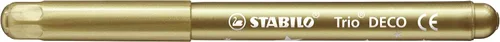 Miniatura 2 de STABILO Bolígrafo con punta de fibra metálica Trio Deco - Pack de 8 - Colores surtidos