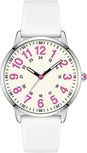 Miniatura 12 de Asan Ge Watches for Women, Fashion 3ATM Waterproof Minimalist Lightweight Easy-to-Read Analog Silicone Watch Suitable for Daily Work, Leisure