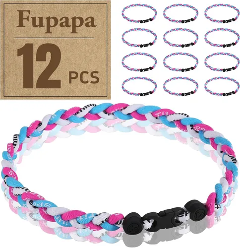 Miniatura 8 de Paquete de 12 collares de béisbol de alta calidad, collares deportivos multicolor de 18 pulgadas, ideal para regalos de equipo de béisbol, recuerdos