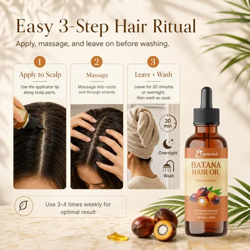 Miniatura 6 de Aceite de batana para el crecimiento del cabello, 100% puro hondureño prensado en frío crudo sin refinar para el cabello y tratamiento del cuero