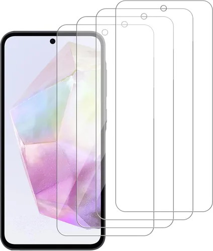 Miniatura 20 de Paquete de 4 protectores de pantalla de vidrio compatibles para Samsung Galaxy A07 5G / 4G [dureza 9H] - Vidrio templado de pantalla HD, resistente