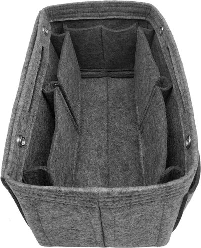 Miniatura 23 de LEXSION Organizador de fieltro para bolso – Bolsa de bolsillo múltiple en bolsa organizadora