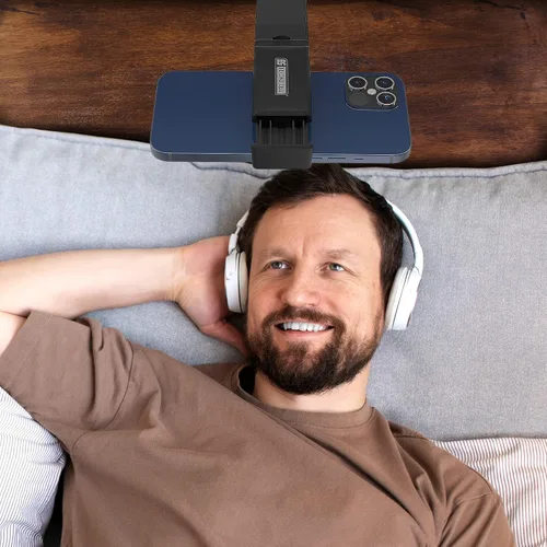 Miniatura 6 de Accesorios de viaje, bandeja universal para el respaldo del asiento, soporte de clip para teléfono, tamaño de bolsillo ajustable, soporte