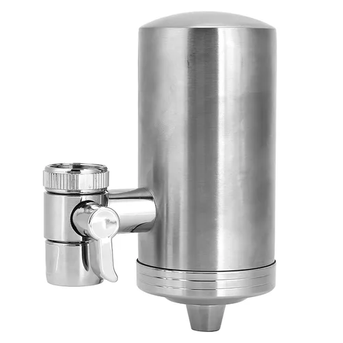 Miniatura 4 de UF - Filtro de agua para grifo de acero inoxidable, doble salida para fregadero de cocina, purificador de grifo con filtración de 7 etapas, núcleo