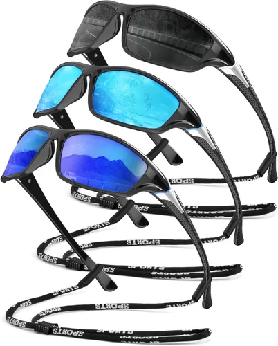 Miniatura 10 de Gafas de sol polarizadas para hombre, gafas de sol con protección UV400 para conducir, golf, pesca, correr