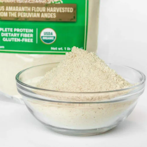 Miniatura 3 de HerbaZest Harina de amaranto orgánica – 1 libra – Certificado USDA, vegano y sin gluten – Perfecto para productos horneados y no horneados, platos