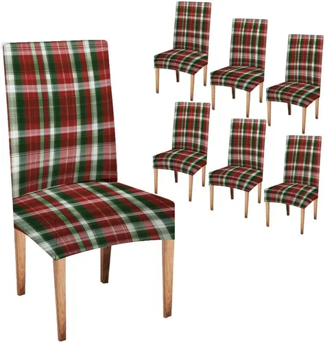 Miniatura 10 de CAPSCEOLL Fundas para Sillas De Comedor 4, Funda elástica para silla de comedor, lavable de elastano, fundas para sillas Parsons de cocina, Fundas