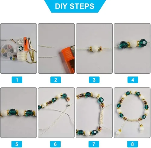 Miniatura 8 de PH PandaHall 60 cuentas deslizantes de silicona de latón, 3 colores de 0.276 in, cierres deslizantes para bricolaje pulseras europeas collares