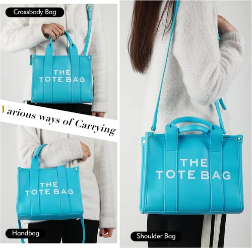 Miniatura 2 de Bolso de mano para mujer, bolso de mano de cuero a la moda, pequeño bolso cruzado personalizado con asa superior para el trabajo y viajes
