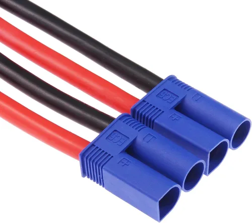 Miniatura 3 de 1pc EC5 Conector Enchufe a 0.157 in Banana Plugs Carga de Batería Cable Adaptador de Cable 10awg 12inch (E162-1)
