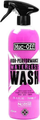 Muc-Off Lavado de Bicicletas de Alto Rendimiento Sin Agua 750ml (Paquete de 1) | Limpiador de Bicicletas de Rociar y Limpiar | Sin Necesidad de Agua