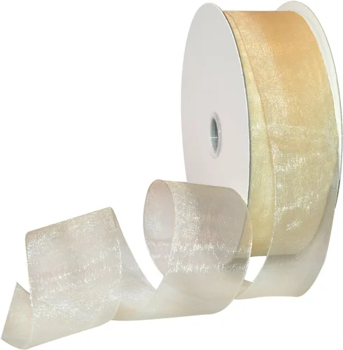 Miniatura 58 de Morex Ribbon 91803/100-609 Cinta de nailon Organdy, 5/8 pulgadas por 100 yardas, color rojo