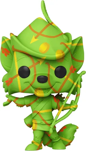 Miniatura 2 de Funko Pop Pop Artist Series: Disney Treasures of The Vault - Robin Hood Multicolor - Personajes estándar de Disney - Exclusivo de Amazon - Figura