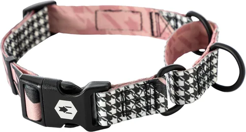 Miniatura 35 de Wolfgang - Collar de perro Martingala resistente con hebilla de nailon de liberación rápida para caminar y entrenar, estampado NewMoon, mediano