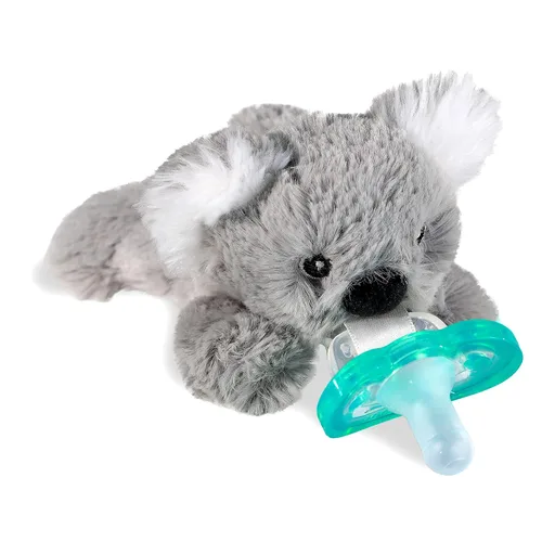 Miniatura 12 de RaZbaby Bear RaZbuddy - Portachupetes de Peluche para Recién Nacidos en Adelante, Hecho en EE.UU., Chupete Ortodóntico Desmontable JollyPop