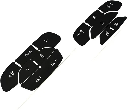 Miniatura 4 de AtticZone Steeing Wheel - Kit de reparación de botón de salpicadero, calcomanías compatibles con Cadillac Escalade ESV EXT 2007 2008-2014