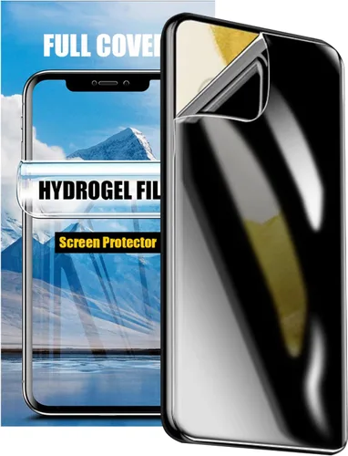 Miniatura 12 de LOOKSEVEN Paquete de 2 protectores de pantalla de hidrogel de privacidad para Samsung Galaxy S21, película protectora de TPU suave de alta