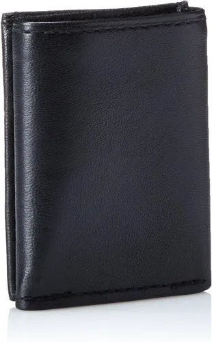 Miniatura 2 de Cartera de cuero para niños, Negro