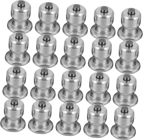 jojofuny 50 Uds. Tornillos antideslizantes para neumáticos de automóvil de suministro automático, picos de nieve, neumáticos de clavos de