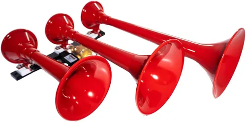 Miniatura 3 de Kleinn Air Horns 730 - Bocina de tren triple con válvula, color negro