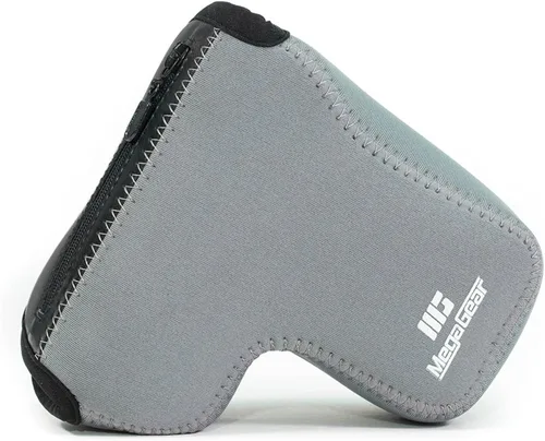 MegaGear MG1500 Sony Alpha A6400, A6500 (0.709-5.315 in) Funda de neopreno ultra ligera para cámara - Gris